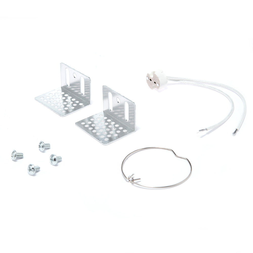 MARCO EMPOTRABLE Y5R5 DE YESO PARA FOCO LED, 8W, BASE MR16