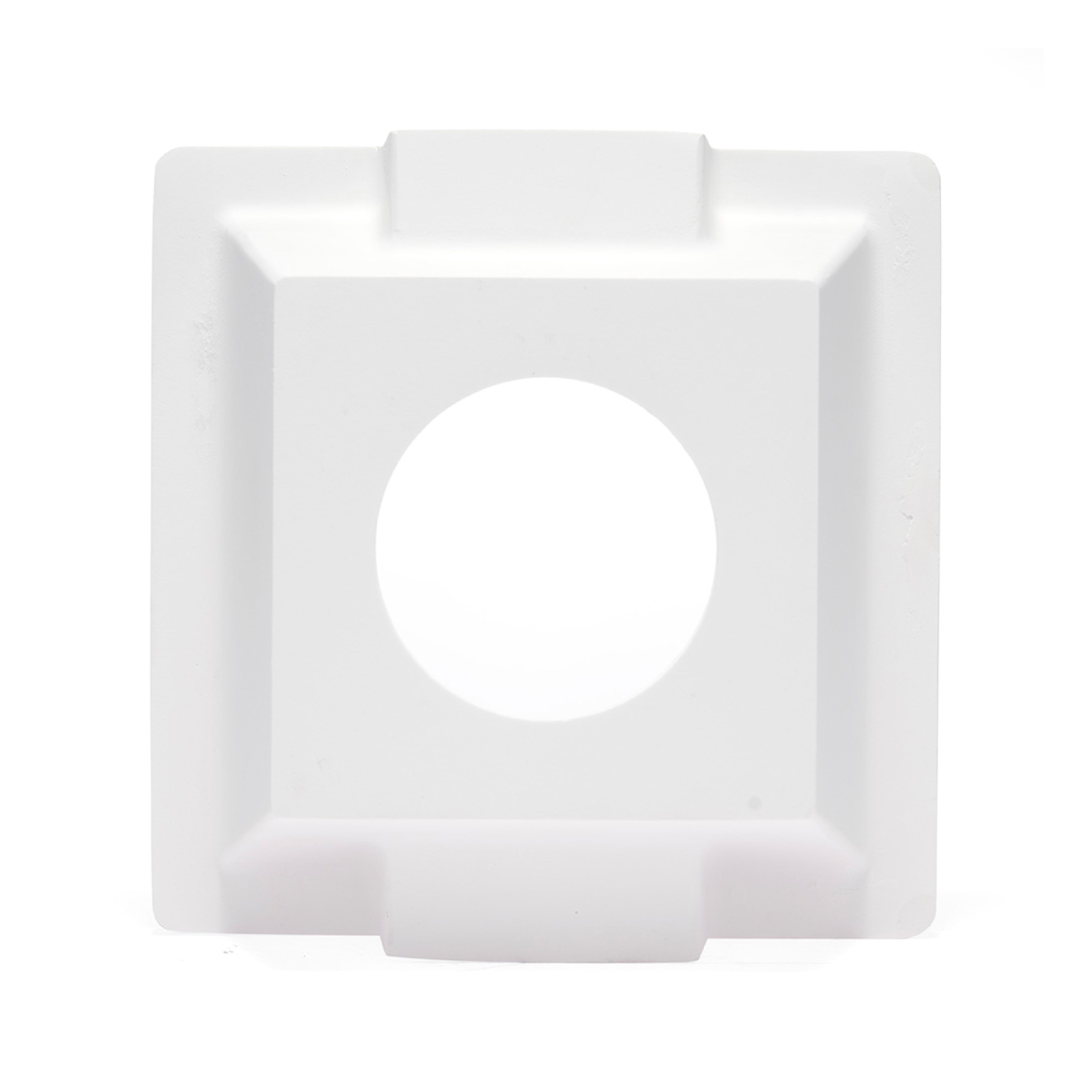 MARCO EMPOTRABLE Y6R6 DE YESO PARA FOCO LED, 8W, BASE MR16