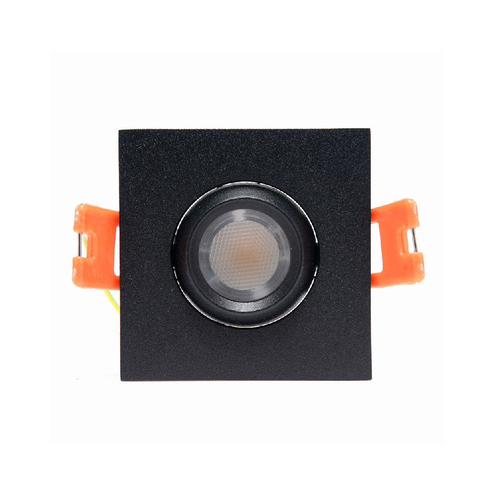 EMPOTRABLE SOUL NEGRO, 3W, LUZ CÁLIDA, 234 lm, NO ATENUABLE