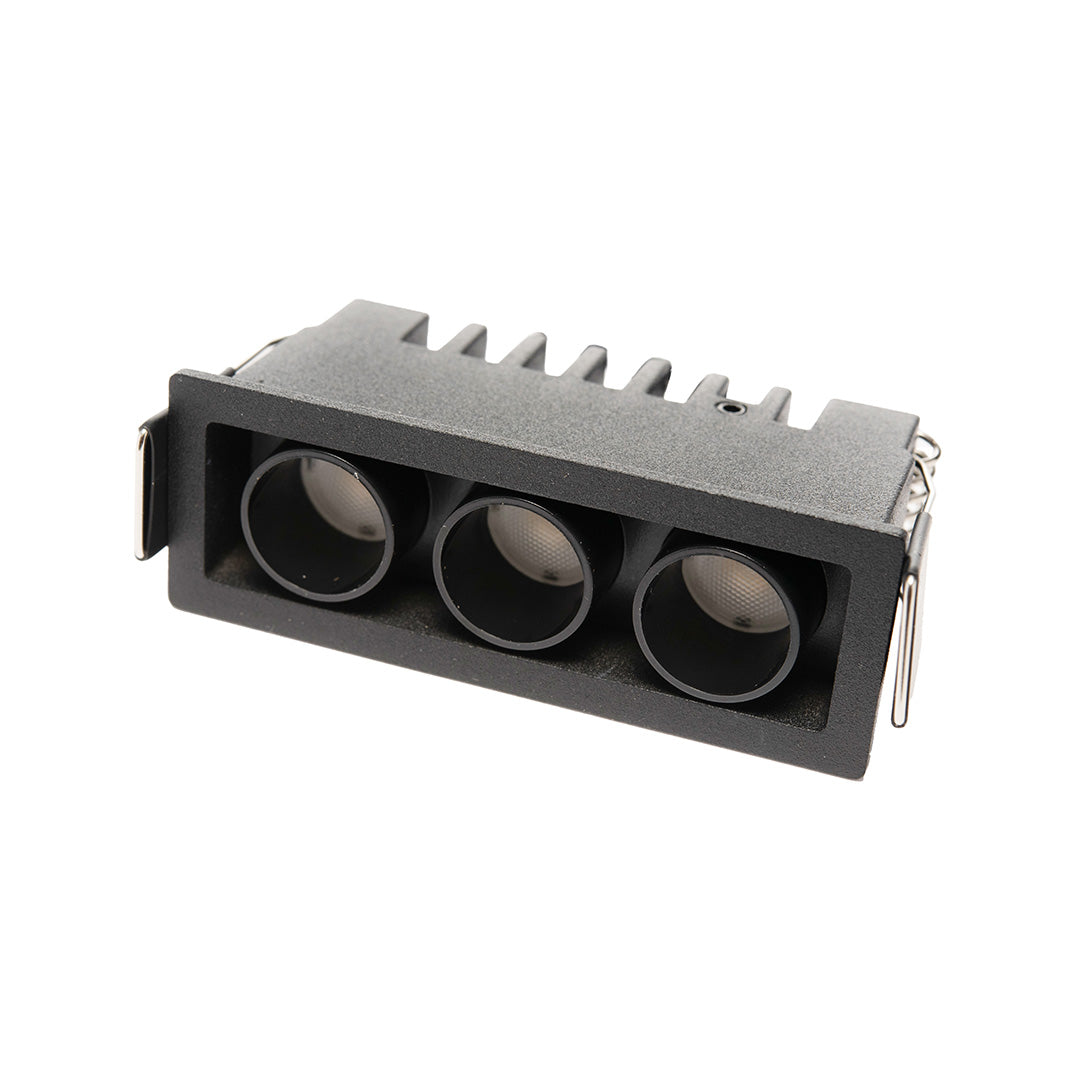 EMPOTRABLE NEGRO HS MINI RZ 36°, 7.5 W, 4000K, 403 LM