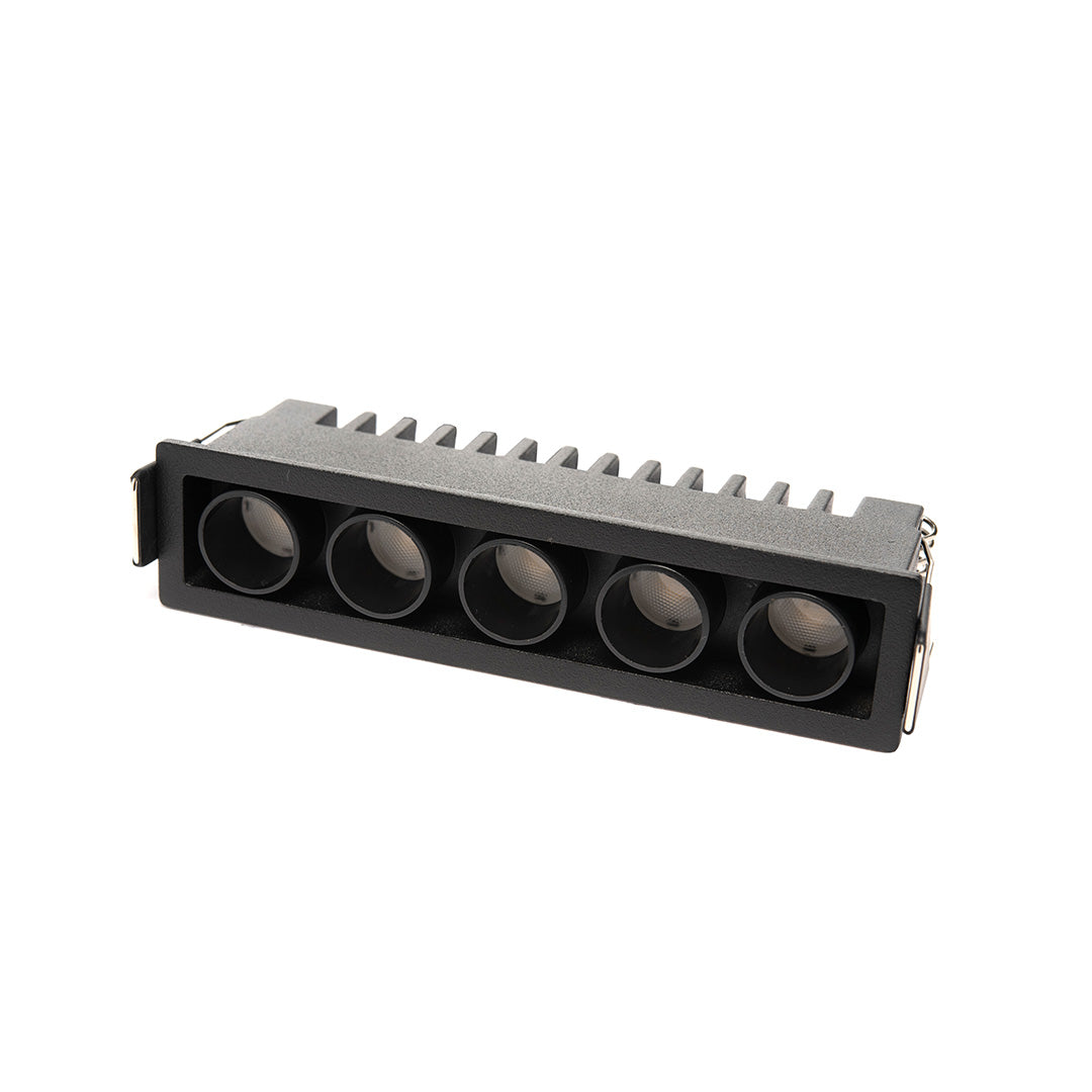 EMPOTRABLE NEGRO HS MINI RZ 36°, 12 W, 4000K, 972 LM