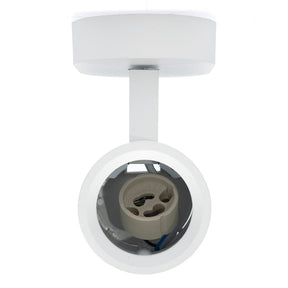 LÁMPARA SOBREPONER DIRIGIBLE TURK BLANCO R16, 8W, BASE GU10
