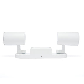 LÁMPARA SOBREPONER DOBLE DIRIGIBLE TURK BLANCO 16W, BASE GU10