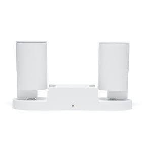 LÁMPARA SOBREPONER DOBLE DIRIGIBLE TURK BLANCO 16W, BASE GU10