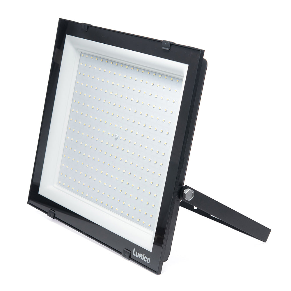 REFLECTOR LED LÚMICO, 200 W, 6500 K, IP 65, NEGRO