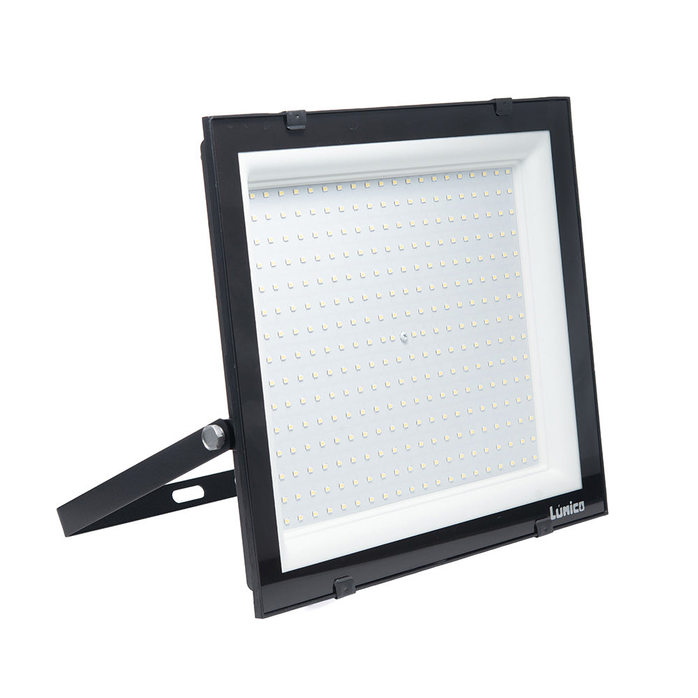 REFLECTOR LED LÚMICO, 200 W, 6500 K, IP 65, NEGRO