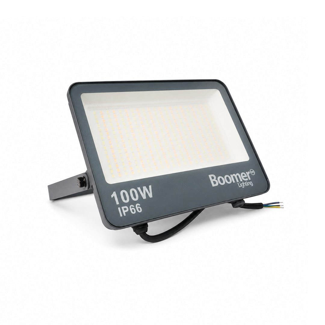REFLECTOR LED HALLEY GRIS EXTERIOR 100W COLOR LUZ AJUSTABLE