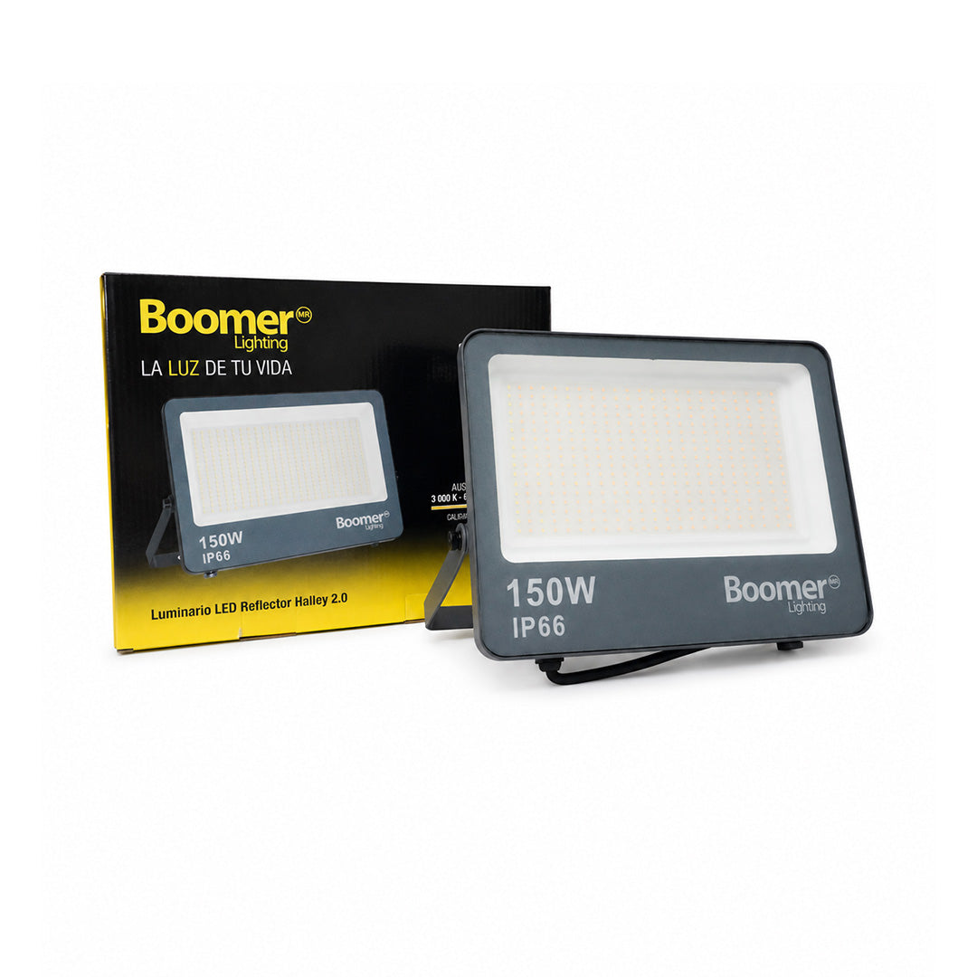 REFLECTOR LED HALLEY GRIS EXTERIOR 150W COLOR LUZ AJUSTABLE