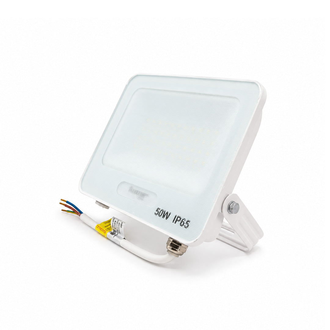 REFLECTOR LED STD BLANCO EXTERIOR 50W LUZ FRÍA