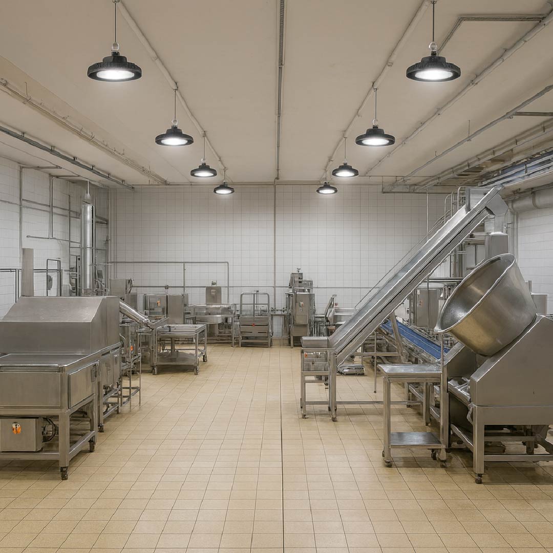LÁMPARA CAMPANA INDUSTRIAL UFO LED VERSA 150W CCT AJUSTABLE