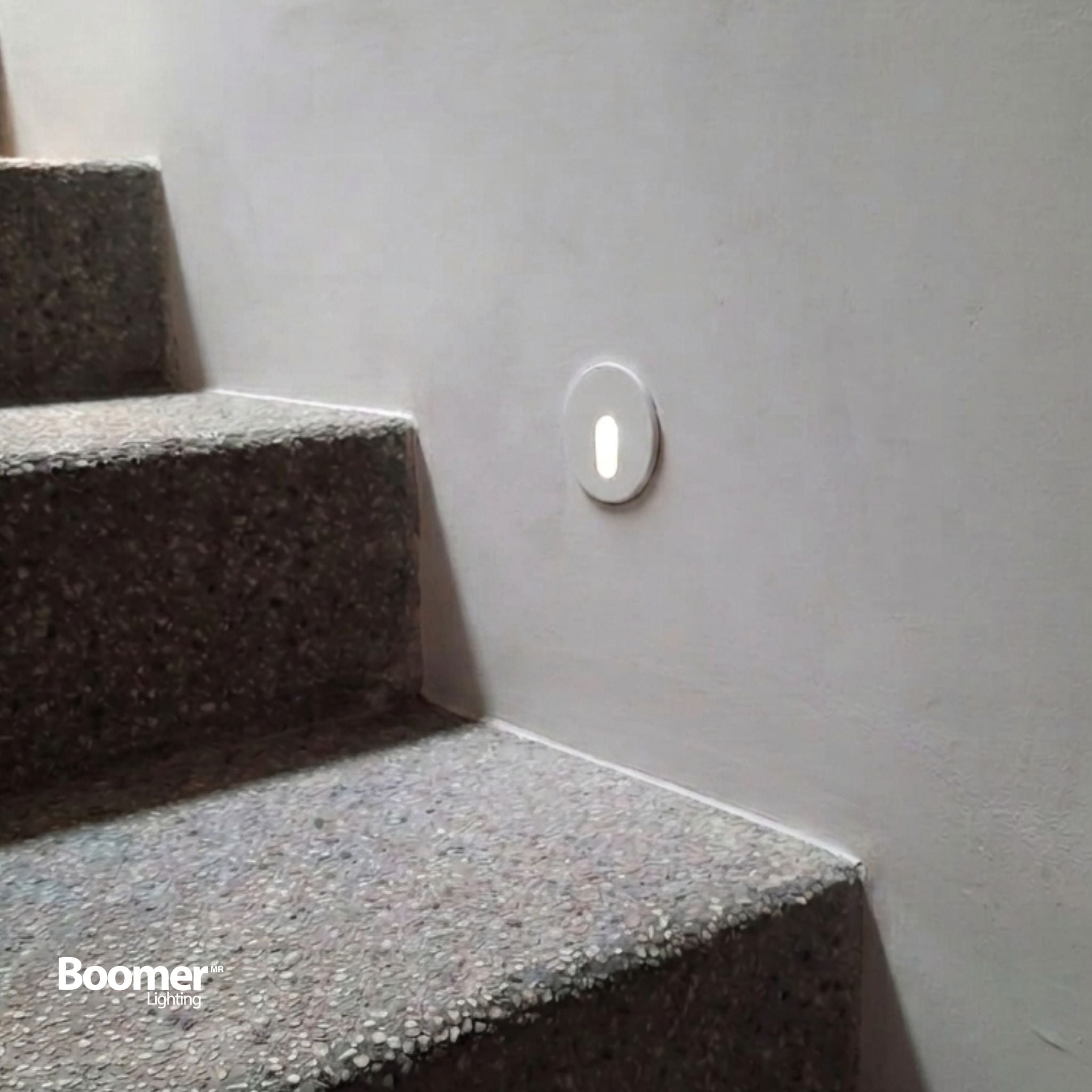 LÁMPARA DE CORTESÍA EMPOTRABLE BLANCO DT, 3W, 3000K, IP65