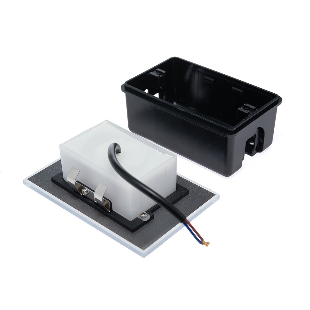 LÁMPARA DE CORTESÍA EMPOTRABLE BLANCO RH, 3W, 3000K, IP65