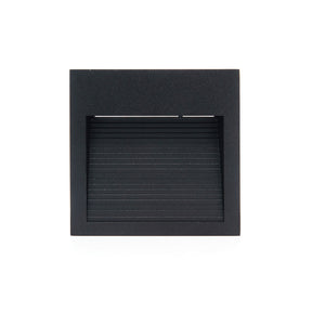 LÁMPARA DE CORTESÍA EMPOTRABLE NEGRO S6, 6W, 3000K, IP65