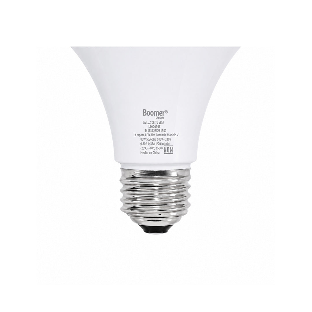 FOCO LED BALA ALTA POTENCIA 100W LUZ FRÍA BASE E27 Y E40