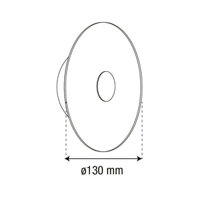 ARBOTANTE BLANCO PARA PARED HALO 10W, LUZ CÁLIDA, 567 LM