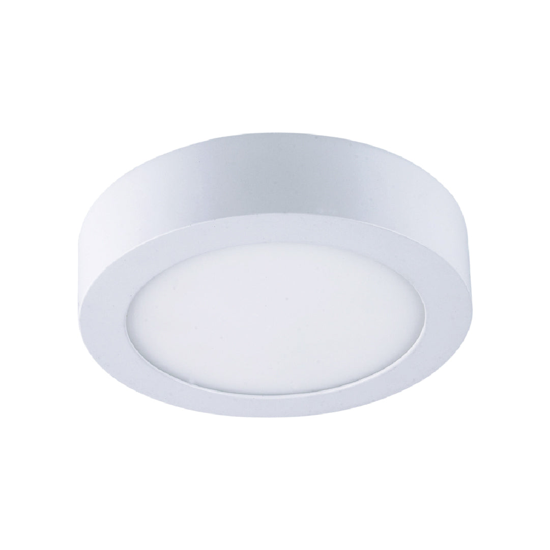 LÁMPARA PANEL LED REDONDO PARA SOBREPONER, 12W, LUZ FRÍA