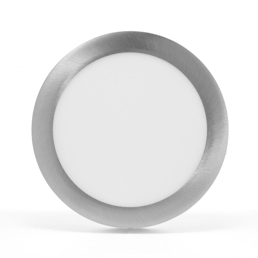 PANEL LED REDONDO SATÍN PARA SOBREPONER, 12W, 840LM