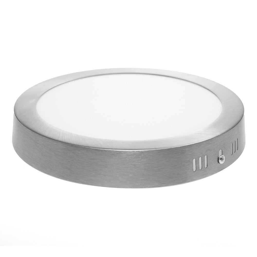 PANEL LED REDONDO SATÍN PARA SOBREPONER, 18W, 1260LM