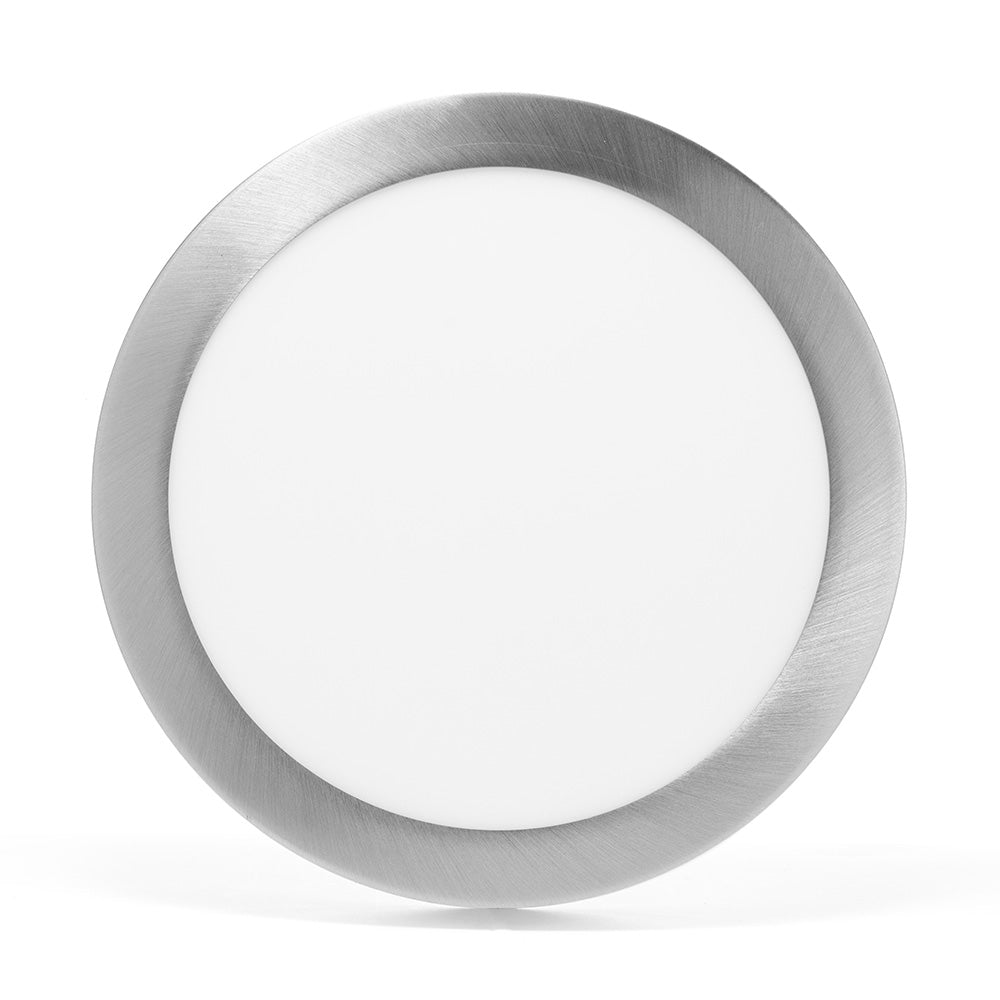 PANEL LED REDONDO SATÍN PARA SOBREPONER, 18W, 1260LM