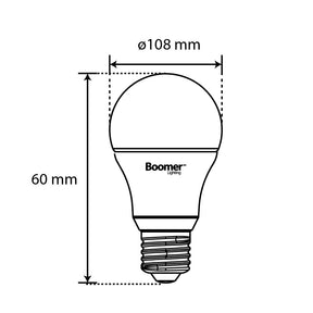PAQUETE DE 3 FOCOS LED, 8.5W, LUZ FRÍA, 850LM, BASE E27