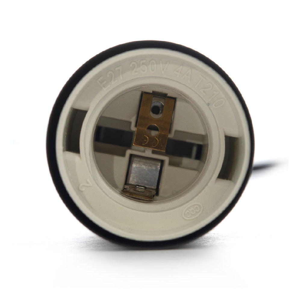 SOCKET COLGANTE BLACK CHIARA PARA FOCO BASE E27, 15 W