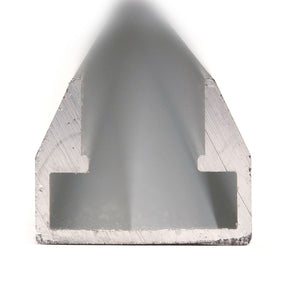 PERFIL ALUMINIO DE REPISA PARA TIRA LED, PLATA, 2M, IP44