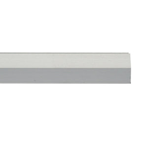 PERFIL ALUMINIO DE REPISA PARA TIRA LED, PLATA, 2M, IP44