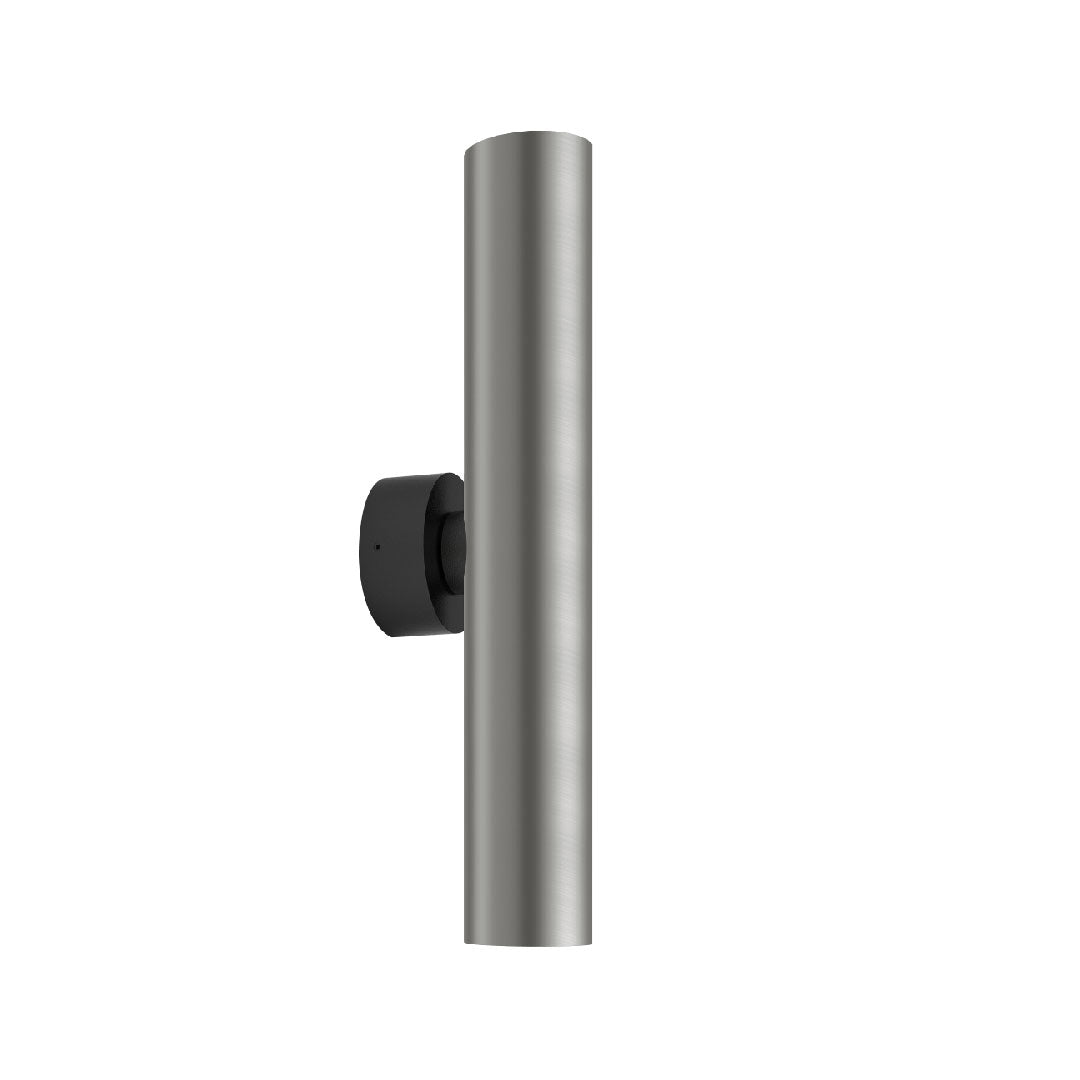 ARBOTANTE GRIS PARA PARED ZEN 2X10W, 36°, LUZ CÁLIDA, 822 LM