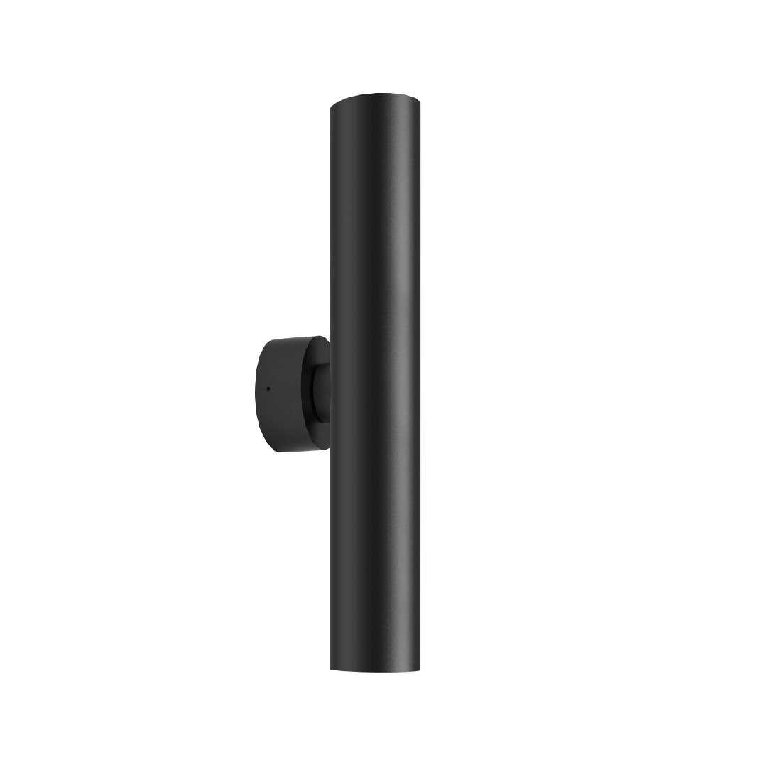 ARBOTANTE NEGRO PARA PARED ZEN 2X10W, 36°, LUZ CÁLIDA, 822 LM