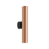 ARBOTANTE COBRE PARA PARED ZEN 2X10W, 36°, LUZ CÁLIDA, 822 LM