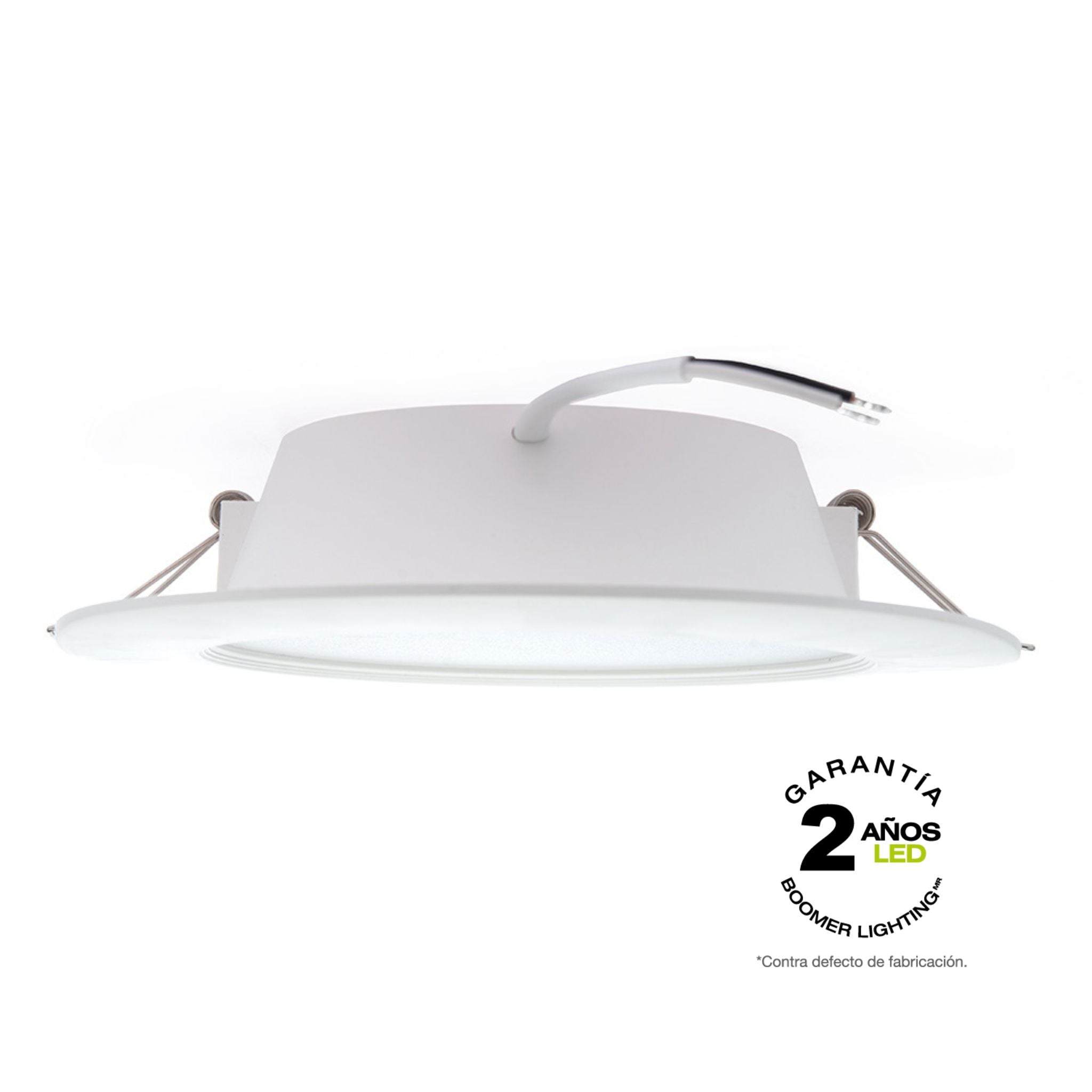 EMPOTRABLE LED BLANCO DE 10W LUZ FRÍA 6500K PARA INTERIORES