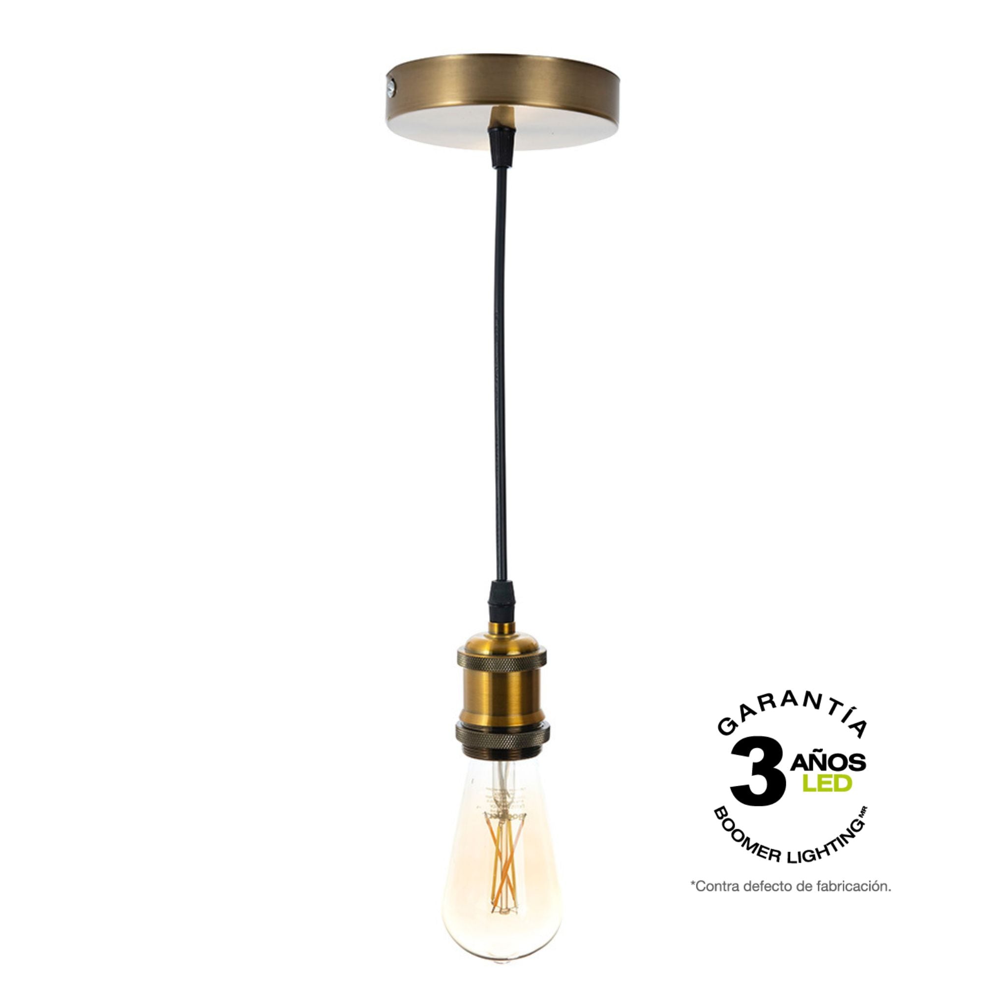 SOCKET COLGANTE DECORATIVO COPPER ARIA PARA FOCO E27 DE 15W