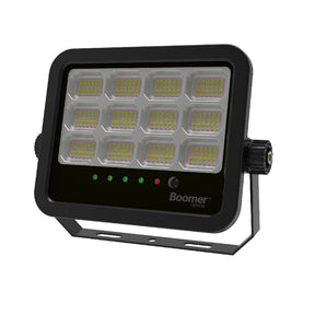 REFLECTOR CON PANEL SOLAR 3CCT, 100W, BLANCOS DINAMICOS, 1100 LM