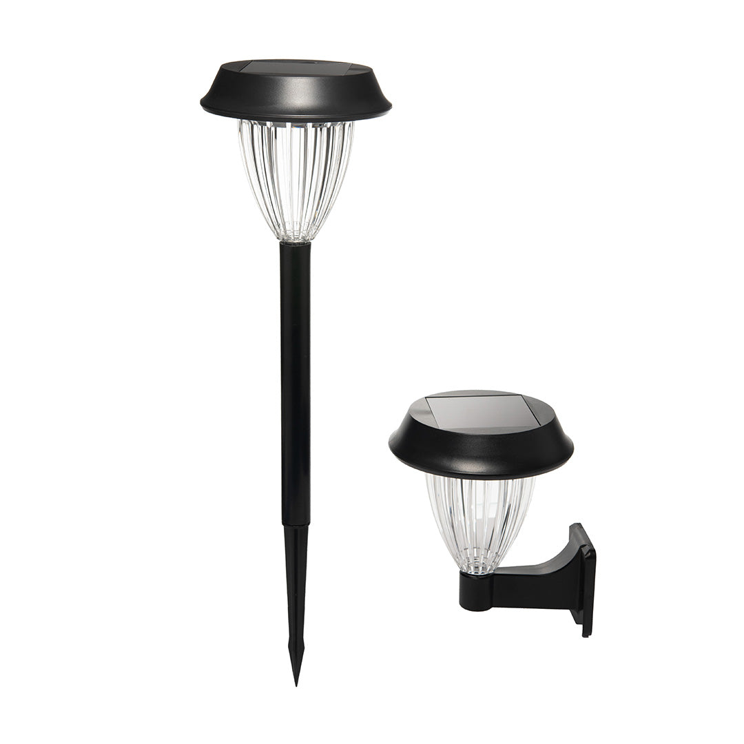 LÁMPARA SOLAR LED TIPO ESTACA, LUZ RGB, PARA JARDÍN EXTERIOR