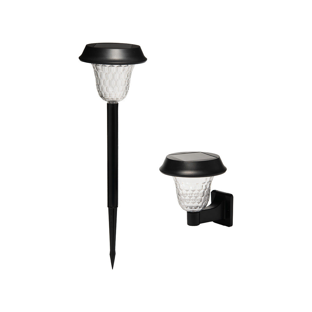LÁMPARA SOLAR LED TIPO ESTACA, LUZ CÁLIDA, PARA JARDÍN, IP65