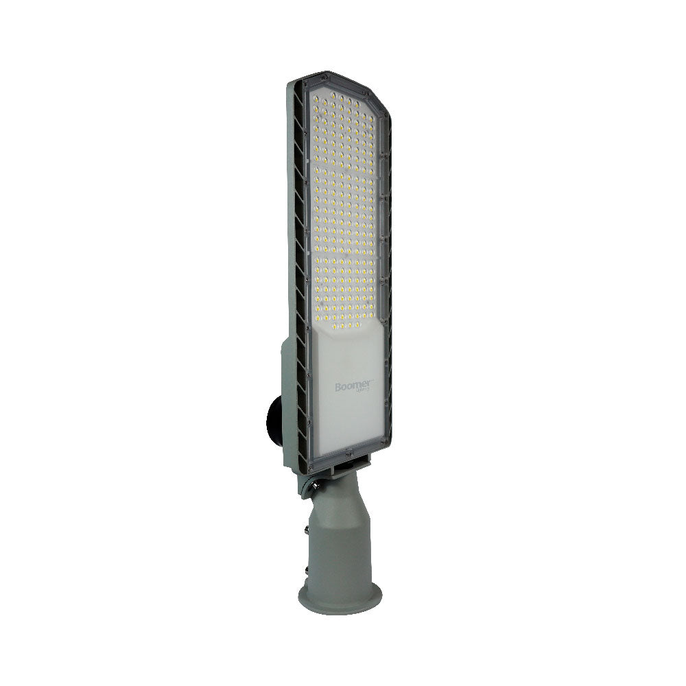 LUMINARIA URBANA CON BASE NEMA 3 PINES 100W LUZ FRÍA IK08