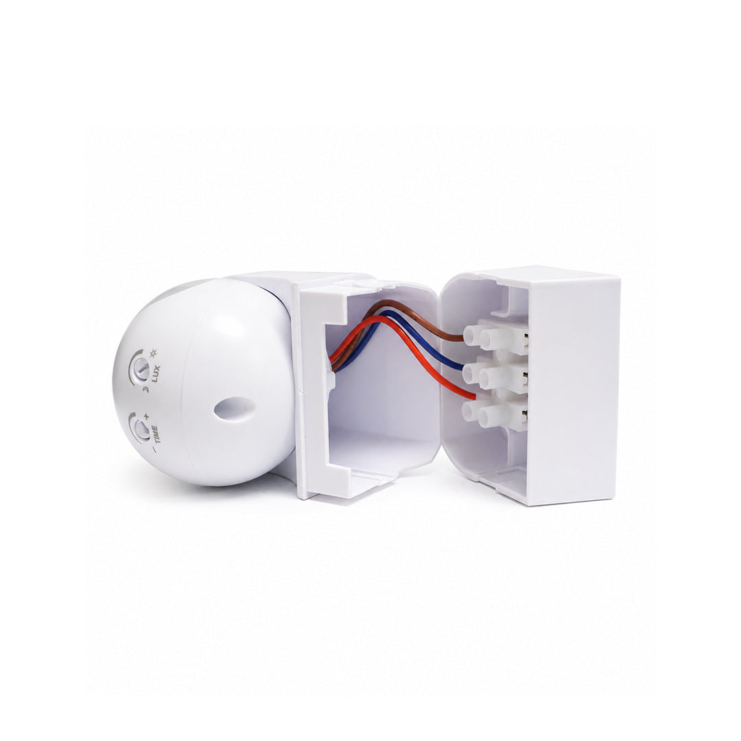 SENSOR DE MOVIMIENTO PIR PARA PARED 200W 180 GRADOS