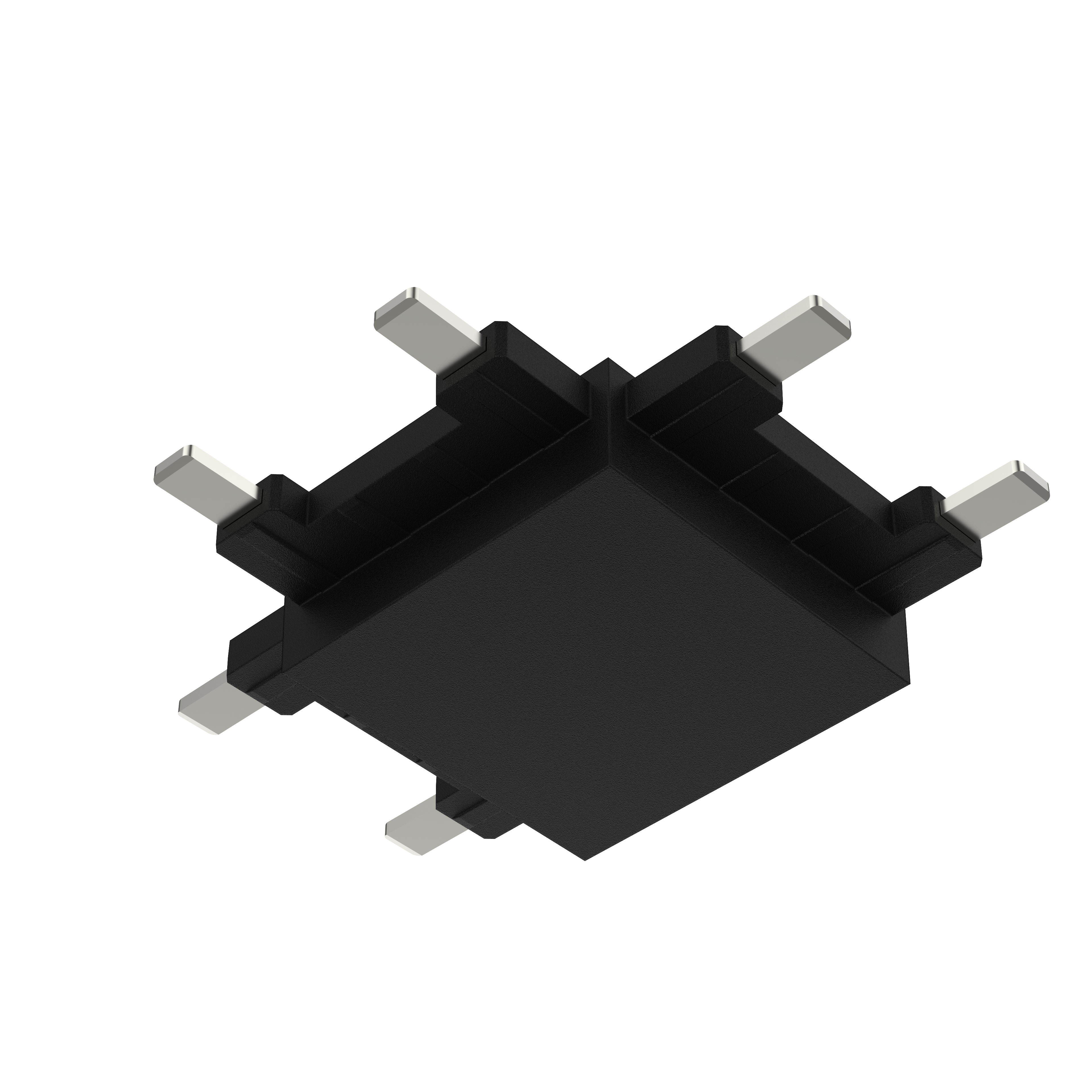 CONECTOR NEGRO PARA RIEL MAGNÉTICO HS-ION, TIPO T