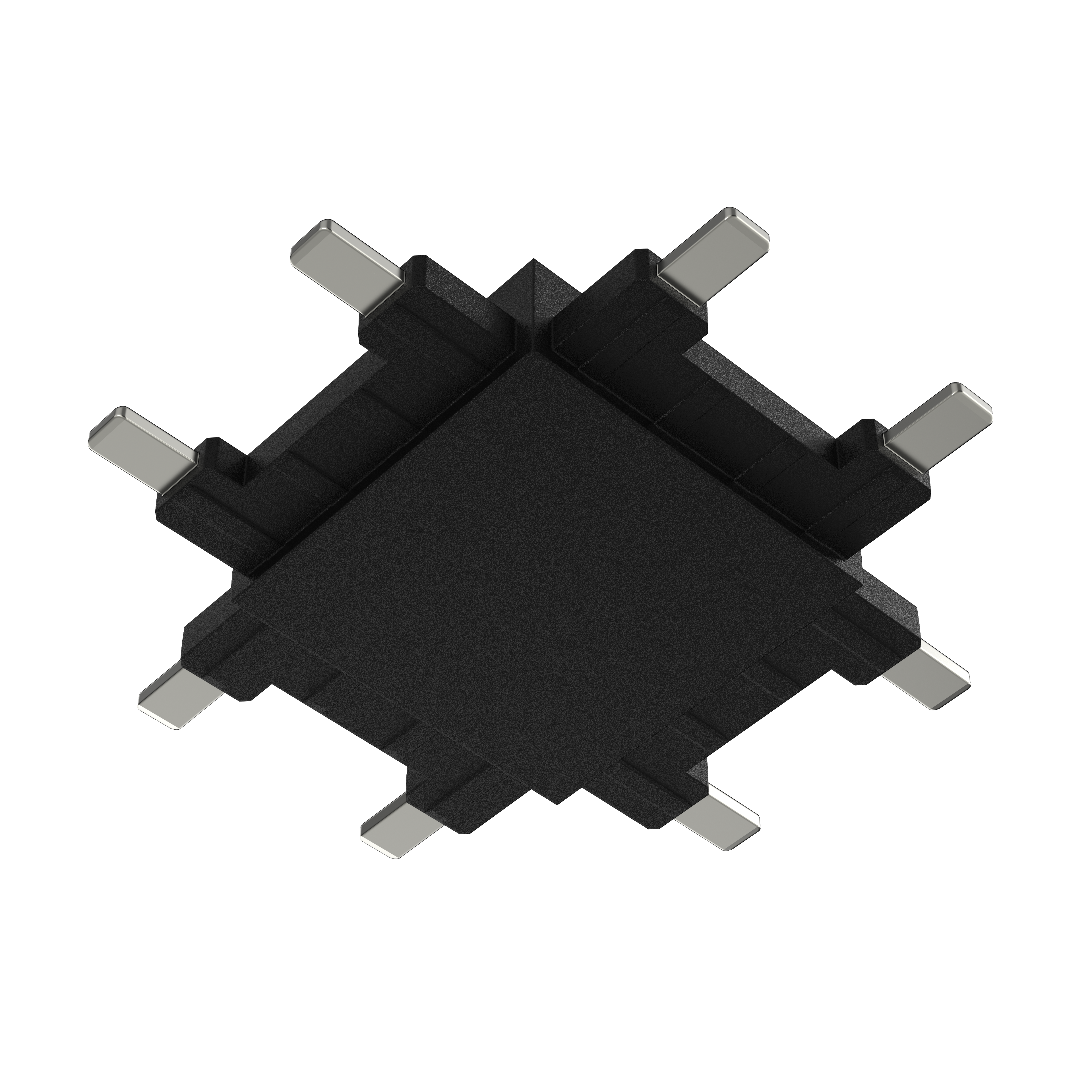 CONECTOR NEGRO PARA RIEL MAGNÉTICO HS-ION, TIPO X