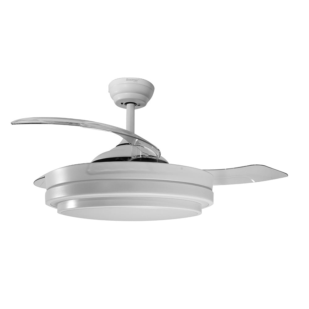 VENTILADOR DE TECHO CON LUZ LED 42" WA, RETRACTIL, CCT