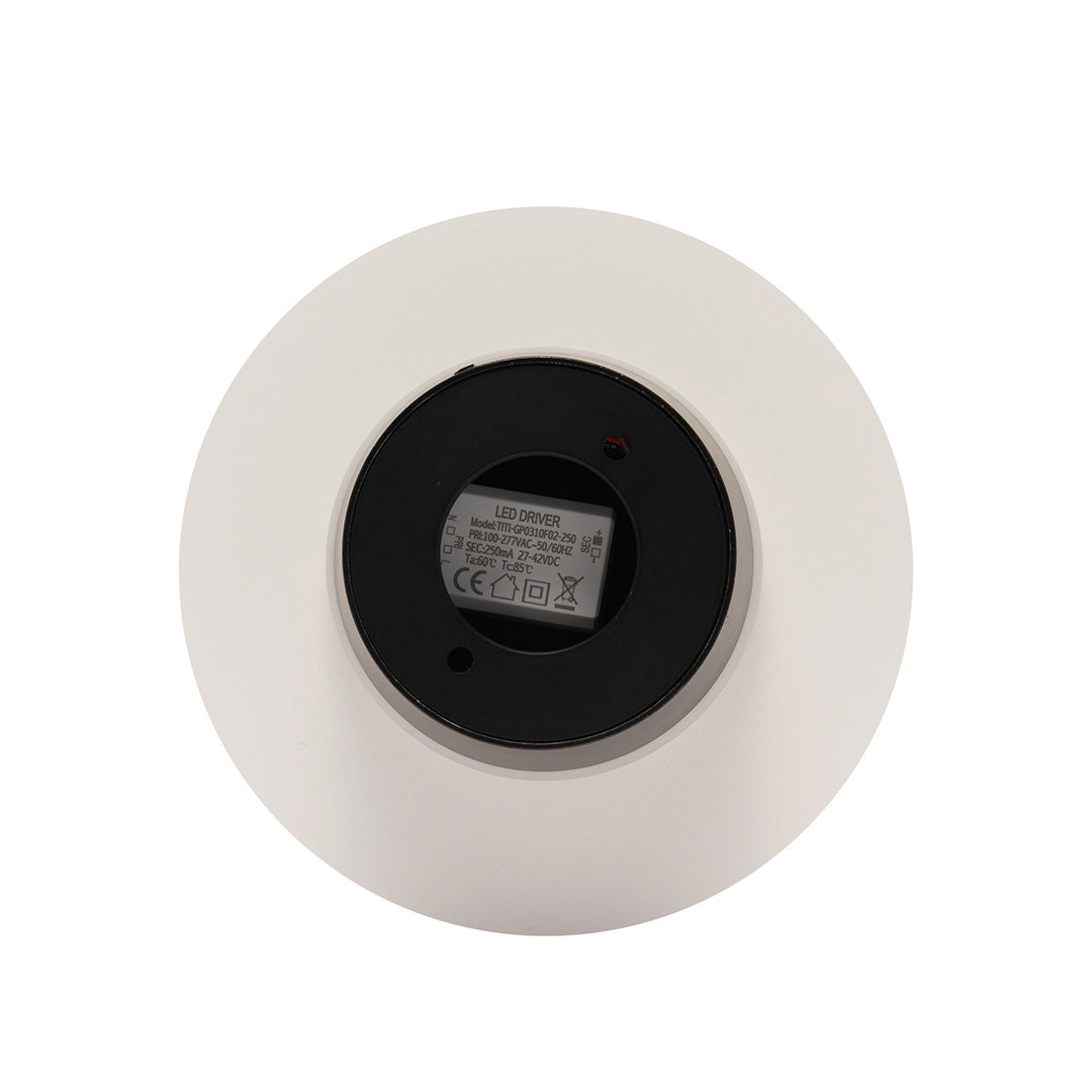 ARBOTANTE BLANCO PARA PARED HALO 10W, LUZ CÁLIDA, 567 LM