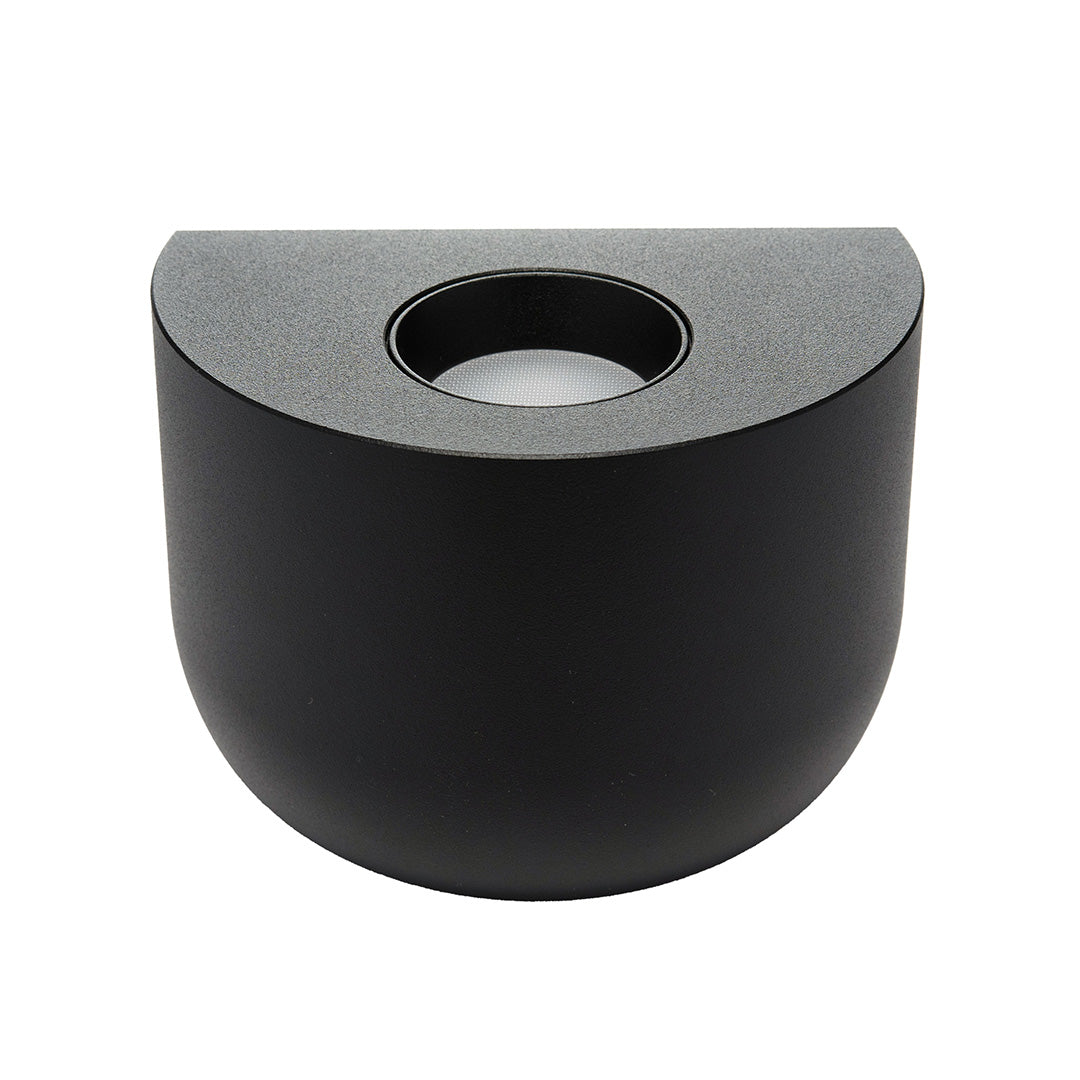 ARBOTANTE NEGRO PARA PARED CLOUD 8W, LUZ CÁLIDA, 494 LM