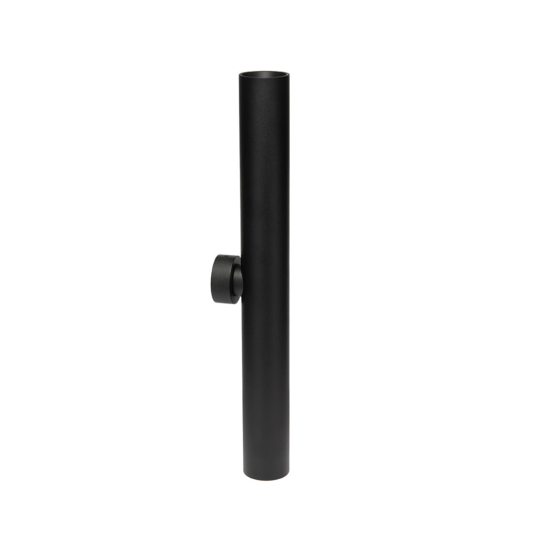 ARBOTANTE NEGRO PARA PARED ZEN 2X10W, 36°, LUZ CÁLIDA, 822 LM