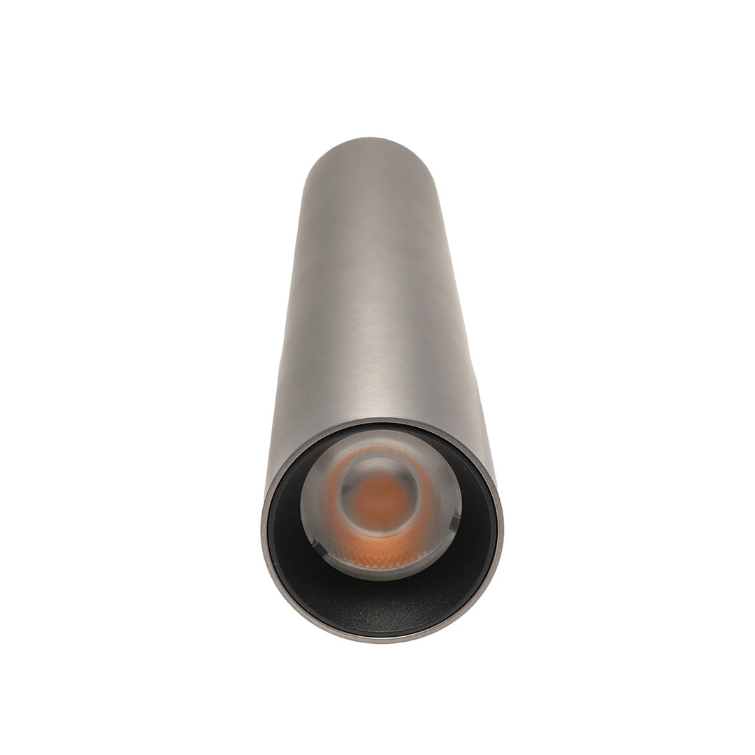 ARBOTANTE GRIS PARA PARED ZEN 10W, 36°, LUZ CÁLIDA, 818 LM