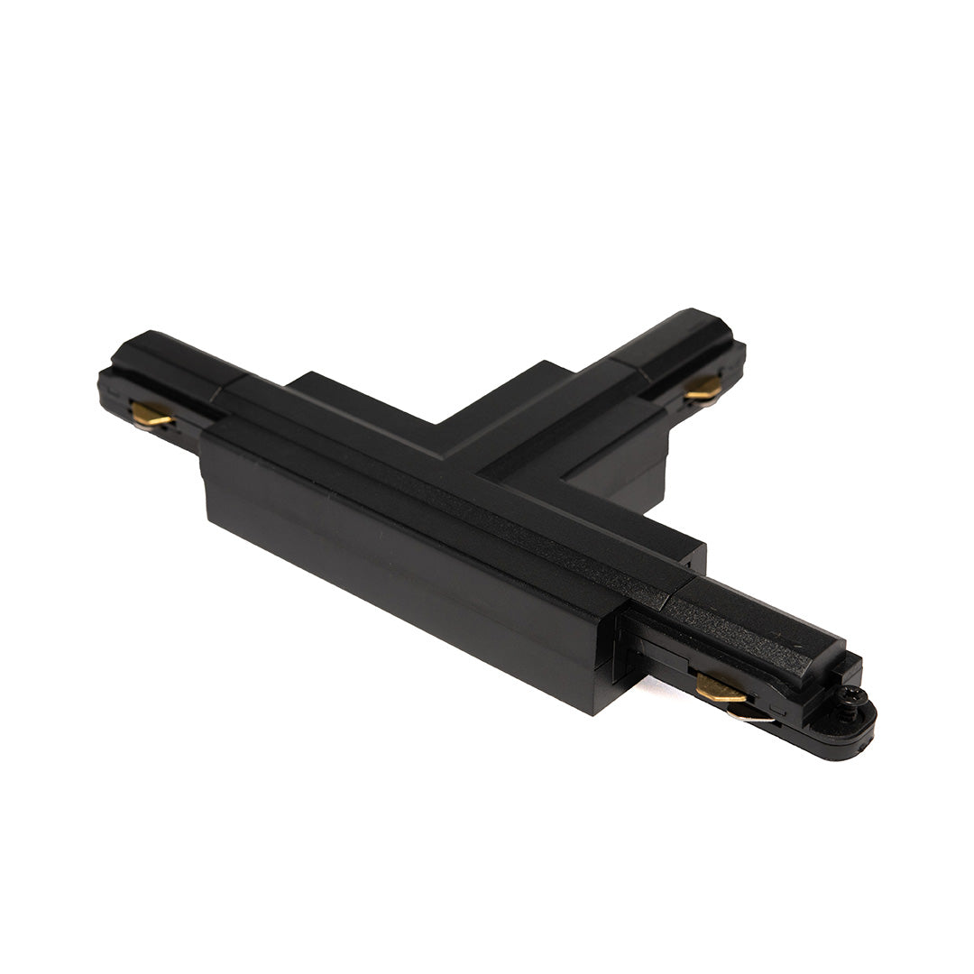 CONECTOR NEGRO PARA RIEL HS 3, TIPO T