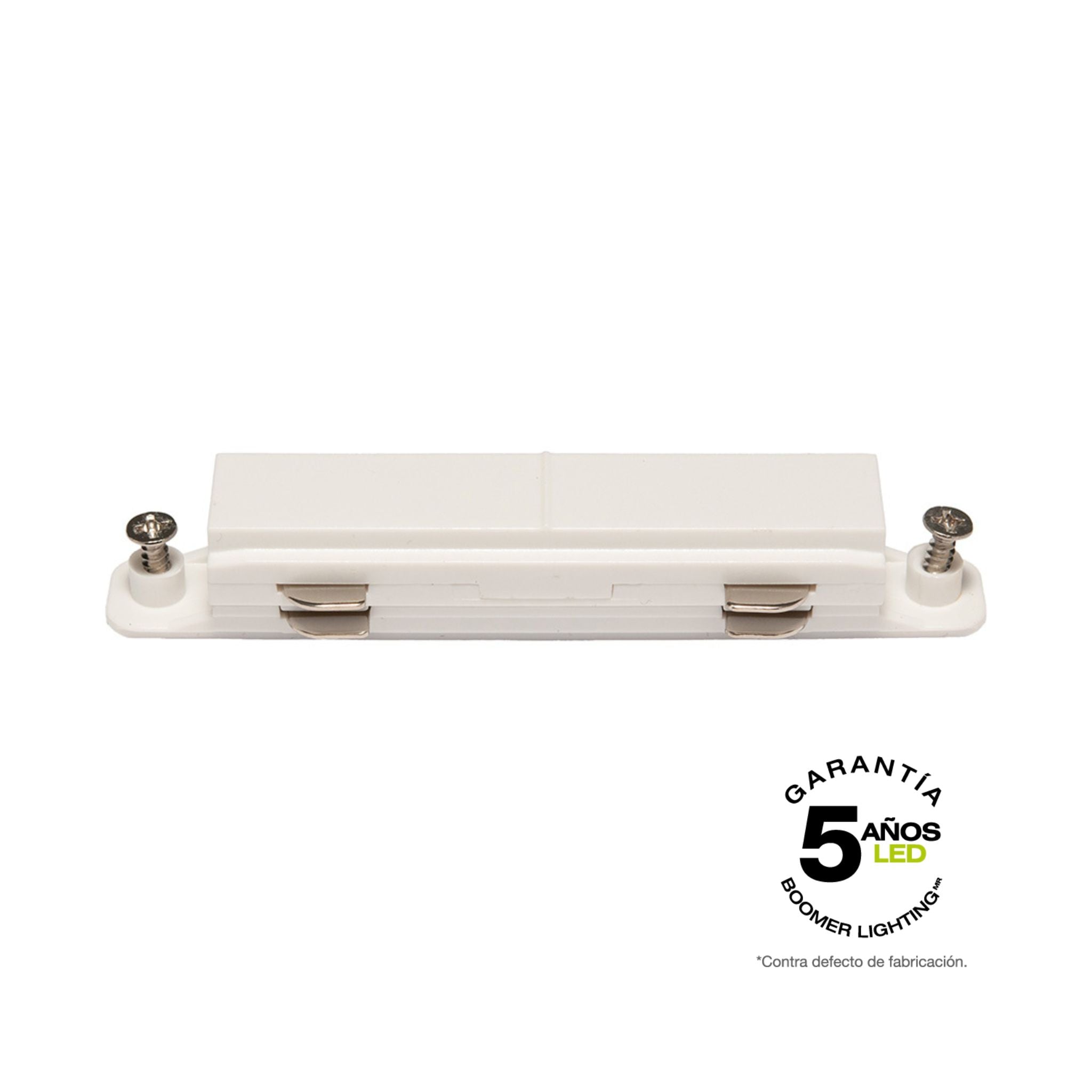 CONECTOR BLANCO TIPO I PARA RIEL HS3 DE ILUMINACIÓN