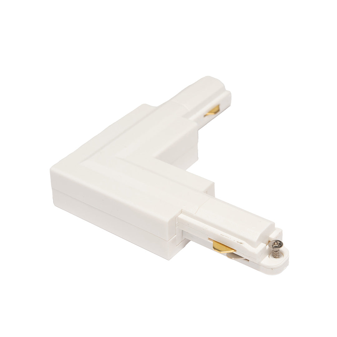 CONECTOR BLANCO PARA RIEL HS 3, TIPO L