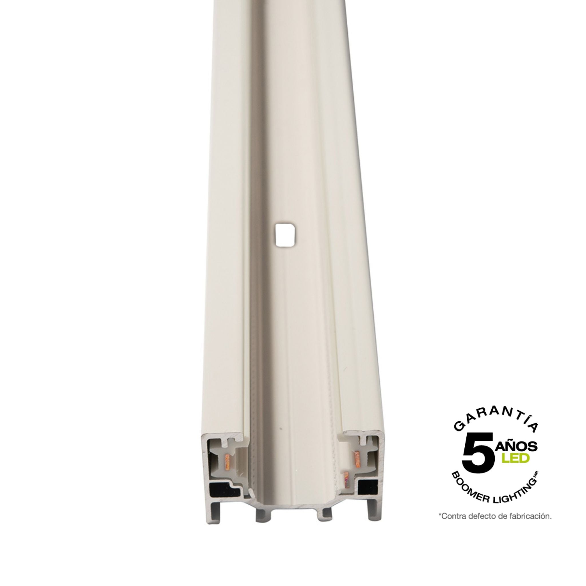 RIEL ELÉCTRICO BLANCO HS3 DE 1 METRO PARA SOBREMONTAJE