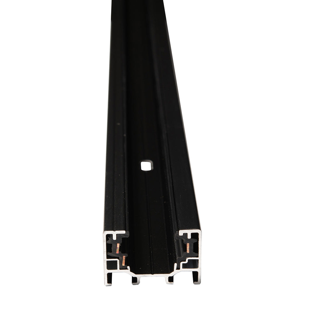 RIEL ELÉCTRICO SOBREPONER HS 3 NEGRO, 1 METRO
