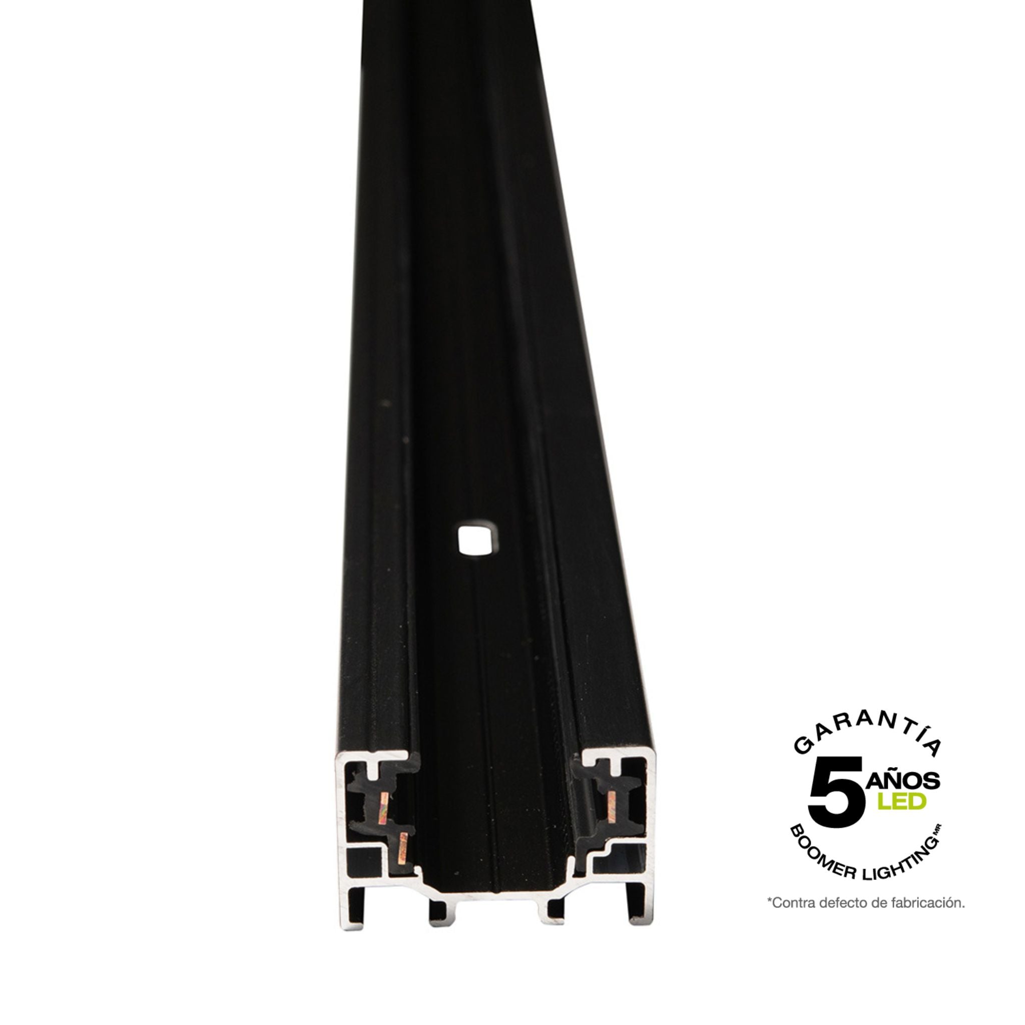 RIEL ELÉCTRICO NEGRO HS3 DE 1 METRO PARA SOBREMONTAJE